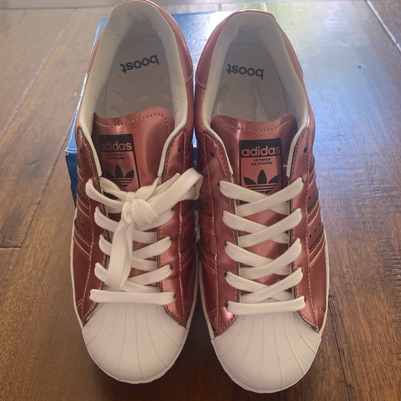 Wmns Adidas Superstar Boost 'Copper Metallic' - Picture 6 of 7